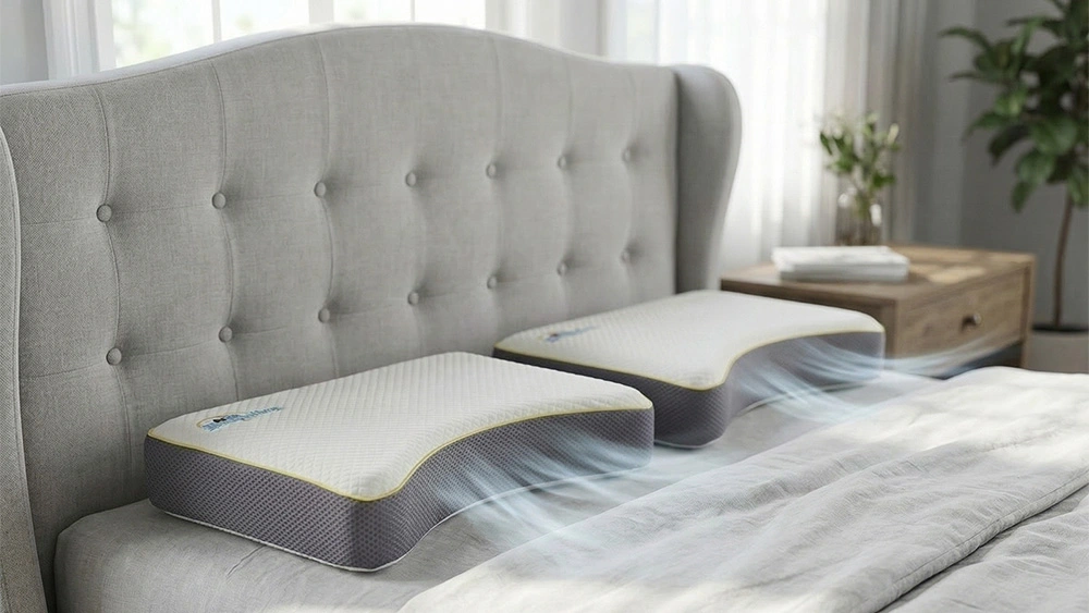 Snuggle Pillow cooling effect